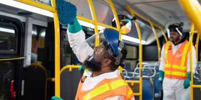 MTA New York City Transit désinfecte les gares et les wagons de métro | Andrew Cashin / MTA New York City Transit | CC PAR 2.0